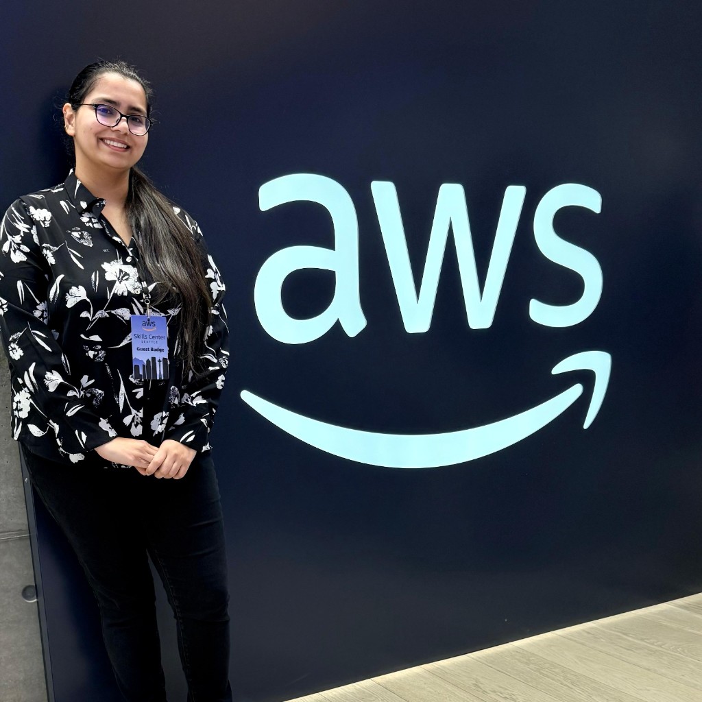 Mini Yadav at AWS Skills Center